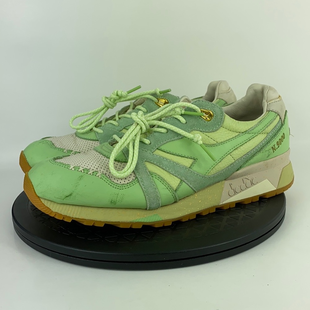 Diadora x Featire N9000 Pistachio Ice Cream Green Running Shoes Men's Size 10 - Picture 1 of 13